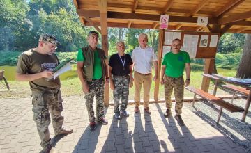 Wręczenie nagród w spławikowych zawodach wędkarskic
